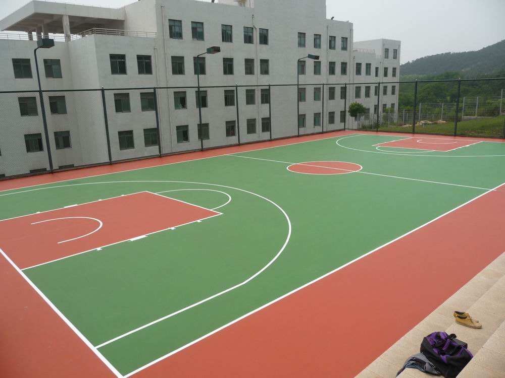 硅PU籃球場